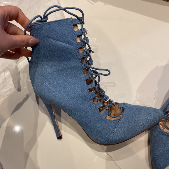 Chase+ Chloe lace up heels - Picture 2 of 6
